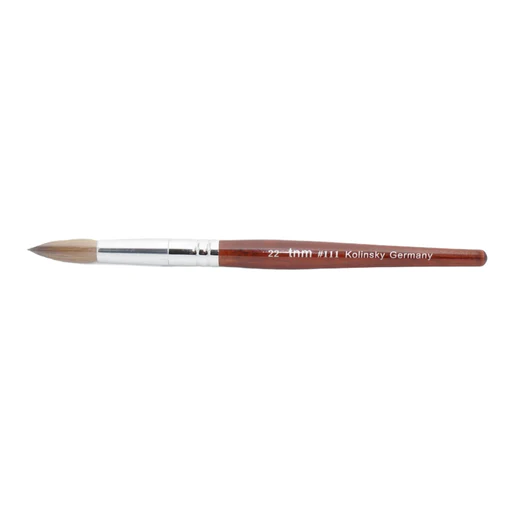 TNM - Beauty Plus 111 Kolinsky Acrylic Brush + Crimped (#14 - #20) TNM - Beauty Plus 111 Kolinsky Acrylic Brush + Crimped (#14 - #20)