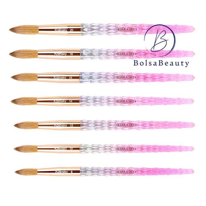 Kiara Sky - Acrylic Nail Brush + Crimped (#8 - #20)