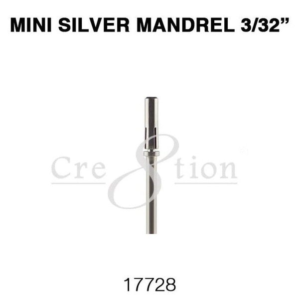 Cre8tion - Mini Silver Mandrel Bit 3/32
