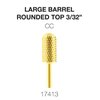 Cre8tion - Gold Carbide Bit - Small Barrel - Round Top 3/32