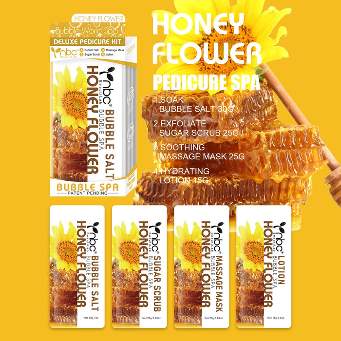 NBC - Pedicure Deluxe 4in1 - Honey Flower (Case 50 Boxes) NBC - Pedicure Deluxe 4in1 - Honey Flower (Case 50 Boxes)