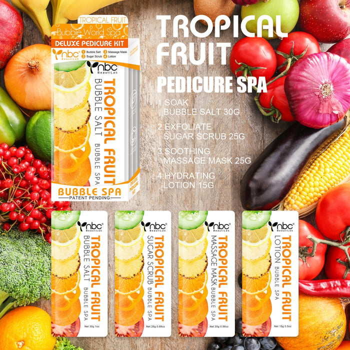NBC - Pedicure Deluxe 4in1 - Tropical Fruit (Case 50 Boxes) NBC - Pedicure Deluxe 4in1 - Tropical Fruit (Case 50 Boxes)