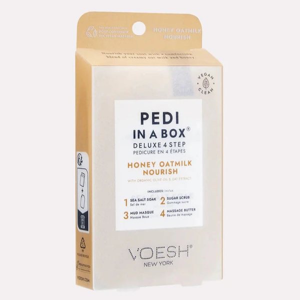 VOESH - Deluxe Pedicure 4in1 Case 50pcs - Honey Oatmilk Nourish VOESH - Deluxe Pedicure 4in1 Case 50pcs - Honey Oatmilk Nourish