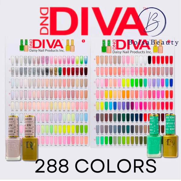 DND - Diva Full Line Dip 2oz Collection (288 Colors) DND - Diva Full Line Dip 2oz Collection (288 Colors)