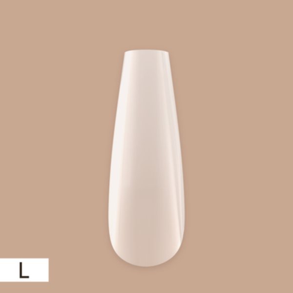 Kiara Sky - Gel X Tips: Natural Coffin (XS, S. M, L, XL) Kiara Sky - Gel X Tips: Natural Coffin (XS, S. M, L, XL)