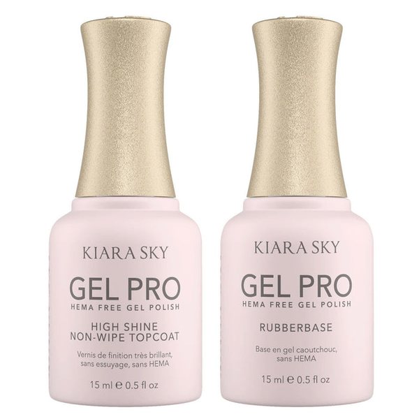 Kiara Sky - Gel Pro HEMA Free: Base, Primer, Top (15ml)
