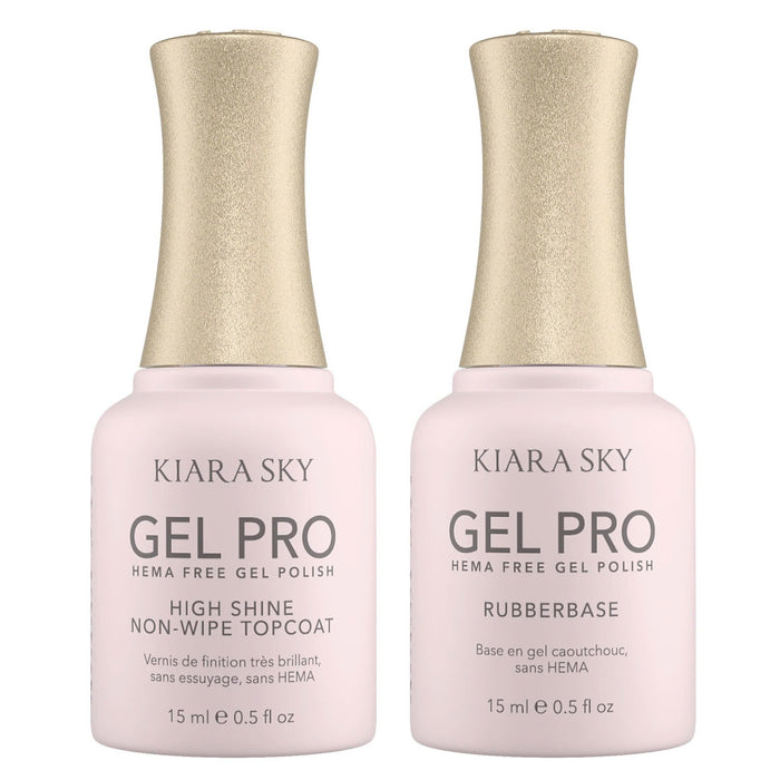 Kiara Sky - Gel Pro HEMA Free: Base, Primer, Top (15ml)