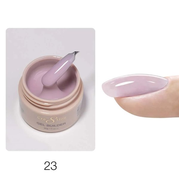 Cre8tion - Hema Free Low Heat Builder Gel - Clear 2oz Cre8tion - Hema Free Low Heat Builder Gel - Clear 2oz