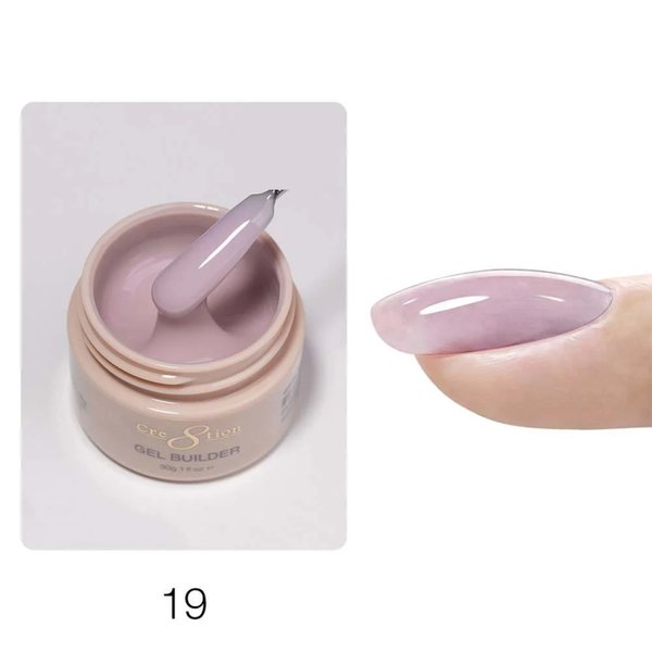 Cre8tion - Hema Free Low Heat Builder Gel - Clear 2oz Cre8tion - Hema Free Low Heat Builder Gel - Clear 2oz