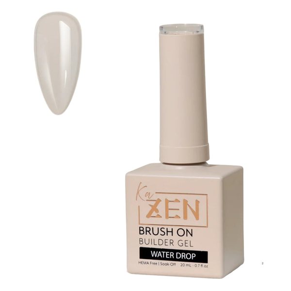 Zen - Brush On Builder Gel - Water Drop (Clear 20ml) Zen - Brush On Builder Gel - Water Drop (Clear 20ml)