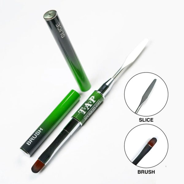 Zurno - TAP Dual Brush & Slice (Green, White Pearl) Zurno - TAP Dual Brush & Slice (Green, White Pearl)