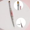 Zen - Dual Nail Art Brush 2 Heads (Oval, Square & Liner) Zen - Dual Nail Art Brush 2 Heads (Oval, Square & Liner)