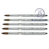 Petal - Kolinsky Silver Acrylic Nail Brush #18 - SALE Petal - Kolinsky Silver Acrylic Nail Brush #18 - SALE