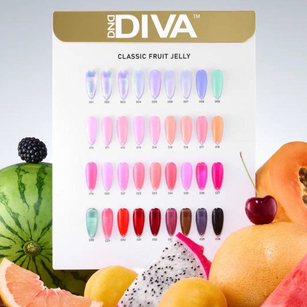 DND - DIVA Fruit Jelly 15ml (#01 - #36) - NEW 2026