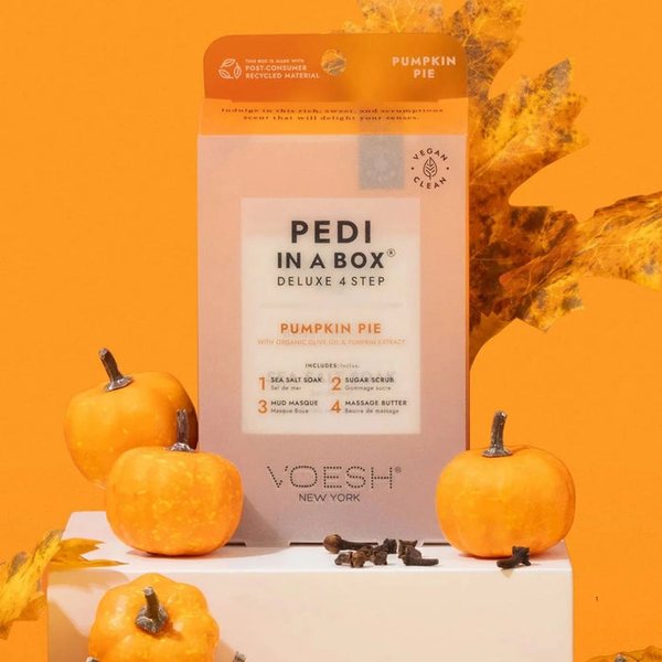 VOESH - Deluxe Pedicure 4in1 Case 50pcs - Pumpkin Pie VOESH - Deluxe Pedicure 4in1 Case 50pcs - Pumpkin Pie