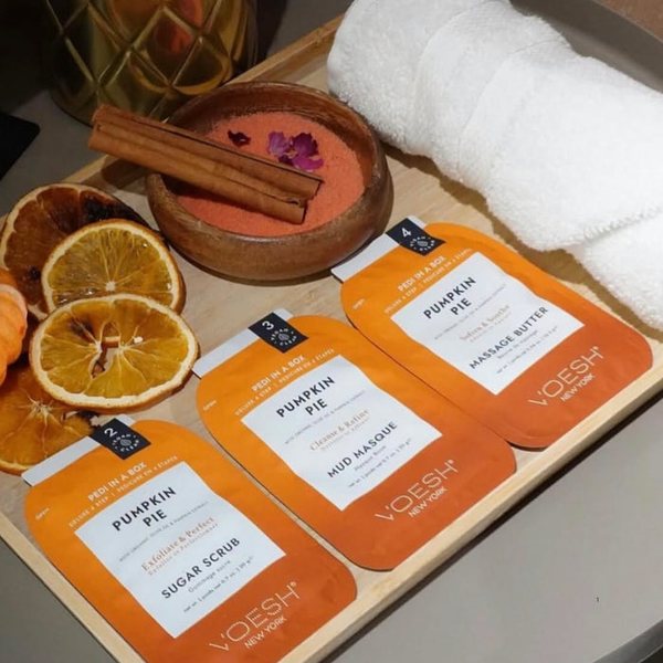 VOESH - Deluxe Pedicure 4in1 Case 50pcs - Pumpkin Pie VOESH - Deluxe Pedicure 4in1 Case 50pcs - Pumpkin Pie