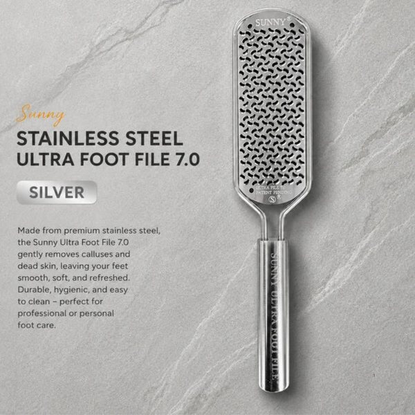 Sunny - Callus Remover Ultra Foot File 7.0 (Silver)