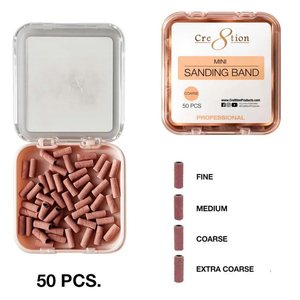 Cre8tion - Mini Sanding Band Box 50pcs (Fine, Medium, Coarse)