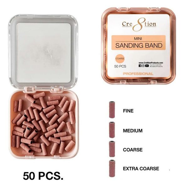 Cre8tion - Mini Sanding Band Box 50pcs (Fine, Medium, Coarse)