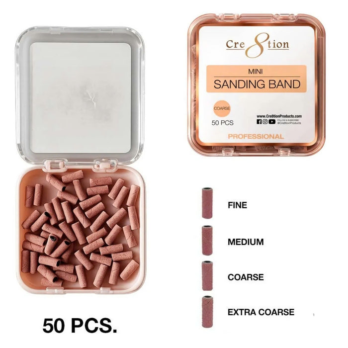 Cre8tion - Mini Sanding Band Box 50pcs (Fine, Medium, Coarse)