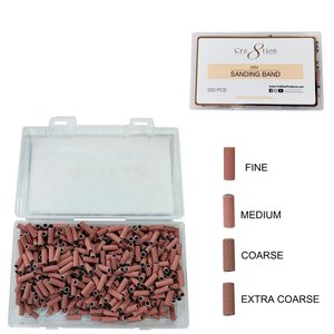 Cre8tion - Mini Sanding Band Box 500pcs (Fine, Medium, Coarse)