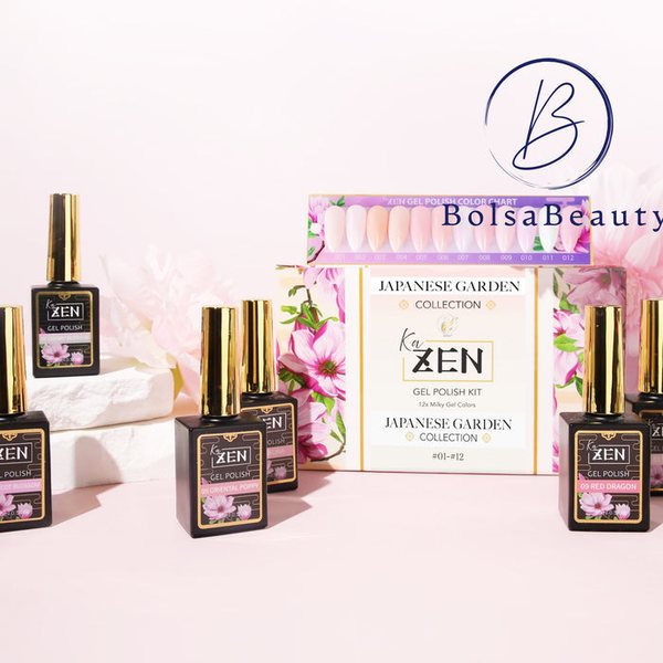 Zen - Milky Gel Polish Japanese Garden: Full Set 12 Colors (#01 - #12) Zen - Milky Gel Polish Japanese Garden: Full Set 12 Colors (#01 - #12)