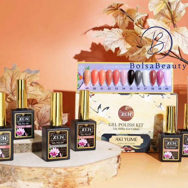 Zen - Milky Gel Polish Aki Yume: Full Set 12 Colors (#49 - #60) Zen - Milky Gel Polish Aki Yume: Full Set 12 Colors (#49 - #60)